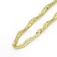 thumbnail image 2 of 14K Yellow Gold Chain 2.5mm Singapore Chain Necklace (16 - 24 Inches), 2 of 3
