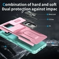 thumbnail image 6 of Dteck for Google Pixel 7A Case with Slide Camera Cover,Magnetic Rotated Kickstand Rubber Case Hard PC Camera Protection Military Grade Shockproof Heavy Duty Protective Cover,Pink/Mint, 6 of 8