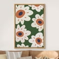 thumbnail image 3 of IDEA4WALL Framed Canvas Wall Art White Daisy Collage Floral Modern Art Nordic Pastel Flowers Abstract Print Botanical Illustrations Relax/Calm for Living Room, Bedroom, Office - Natural 16"x24", 3 of 5