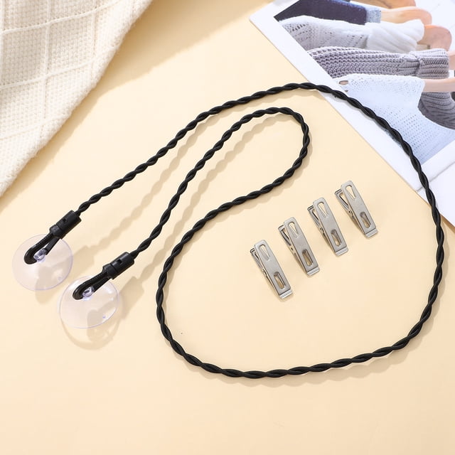 OULII 2Ud Retráctil Para Ropa Con Y Clips Ideal Para Camping Y Viajes En Colores Surtidos