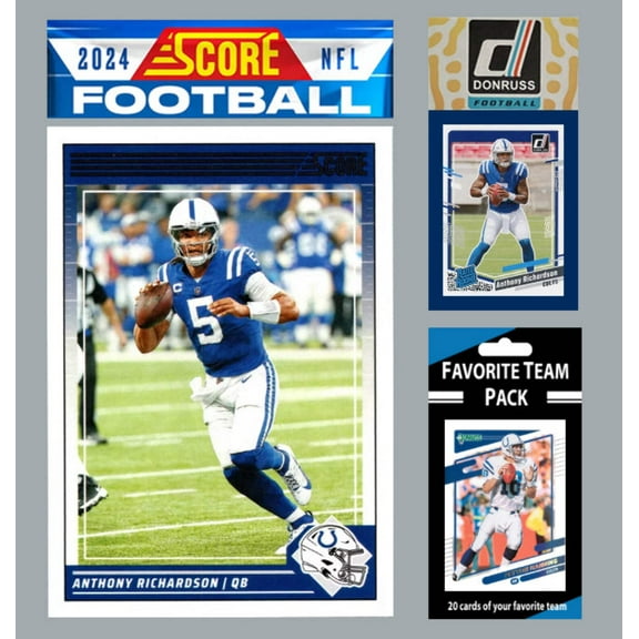 2024 SCORE Colts Team Set Gift Pack '23 Donruss 20 Pack Richardson Manning