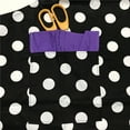 thumbnail image 4 of Aspire Retro Polka Dots Kitchen Apron For Women, Christmas Cooking Apron Waitress Cafe Working Apron, 4 of 7
