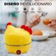 thumbnail image 3 of Vaporera De Verduras Y Hervidor De Huevos Portatil Kimhi Hervidora Electrica 350w Multifunción Capacidad De 7 Huevos Apagado Automático Con Forma De Gallina Color Amarillo, 3 of 6
