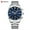 Blue dial_Silver, variant on Stylish Chronograph Watch – Stainless Steel Case with Quartz Precision