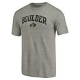thumbnail image 2 of Men's Gray Colorado Buffaloes Arched City Tri-Blend T-Shirt, 2 of 3