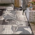 thumbnail image 3 of SUPERIOR Pastiche Contemporary Floral Patchwork Polypropylene Indoor Area Rug or Runner with Jute Backing, 4 X 6, Beige, 3 of 6
