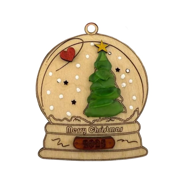 Tarjetas de Regalo Ornamento de Madera de Navidad con Tarjeta de Historia Papá Noel Amistad Ornamento de Elefante Amistad Bono Especial Regalo E Tarjeta de Regalo