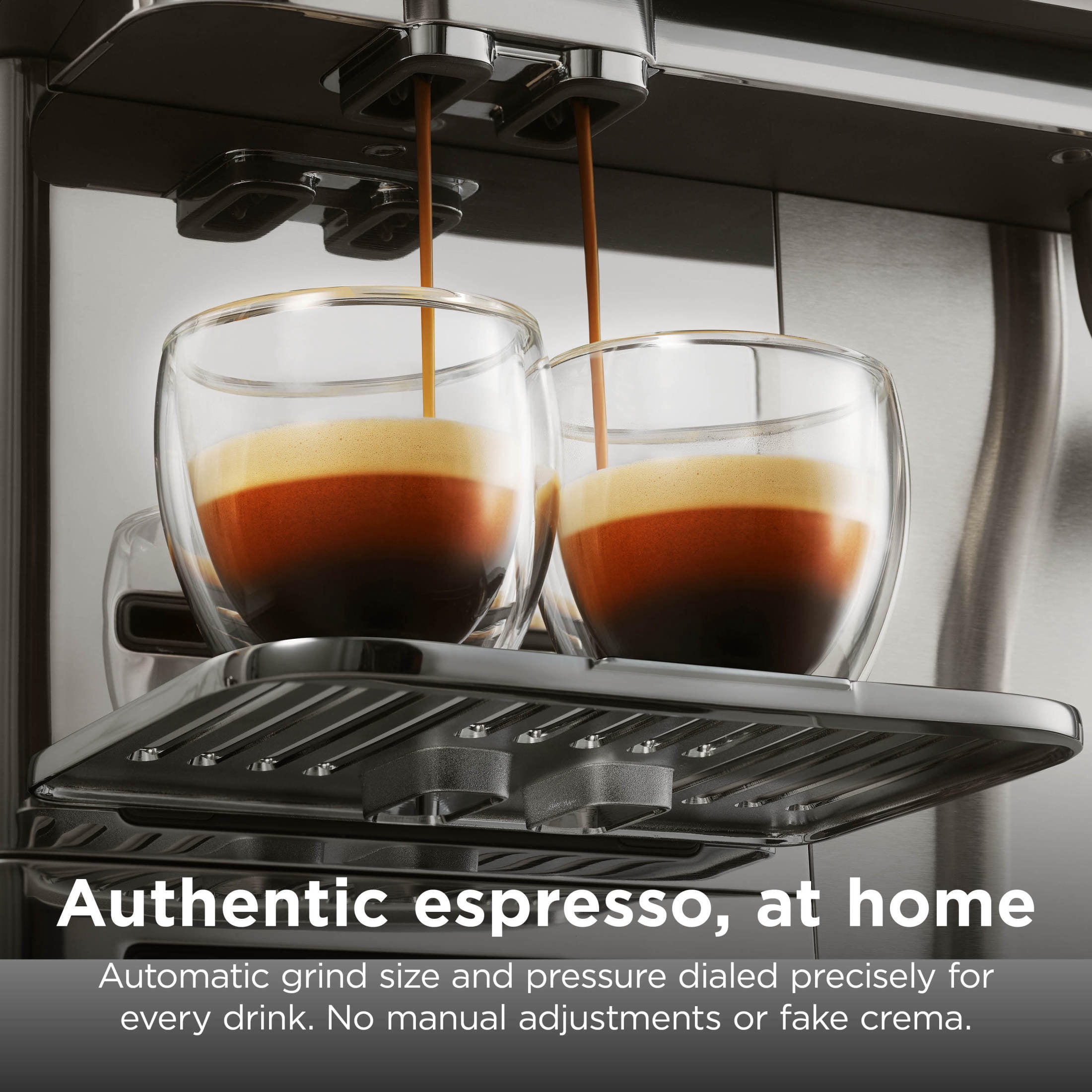 Ninja AutoBarista Fully Automatic Espresso Machine, 10 One Touch Hot & Iced Drink Options, Built-in Coffee Grinder, Milk Frother, Easy Self-Clean, Latte, Cappuccino, Cold Brew, AE1001
