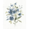 thumbnail image 2 of Robinson, Carol 12x14 White Modern Wood Framed Museum Art Print Titled - Linen Botanical Navy II, 2 of 4