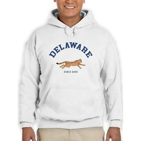 Delawere 2005 Running Cheetah Hoodie Men -Image by Shutterstock Male Small