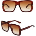 thumbnail image 4 of Lunettes de Soleil Rétro pour Hommes et Femmes, Grande Monture, Extérieur, Prise de Vue de Rue, Protection Solaire (Couleur : C, Taille : Moyen), 4 of 4