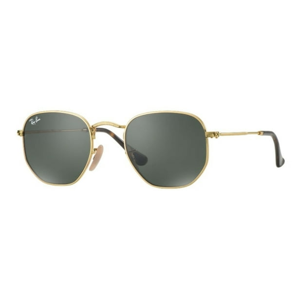Welvarend De andere dag wijs Ray-Ban RB3548 54mm Hexagonal Sunglasses (Gold/Green) - Walmart.com