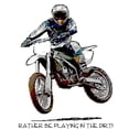 thumbnail image 3 of CafePress - Rather Be Playing In The Dirt Men's Light Pajamas - Men's Light Loose Fit Cotton Pajama Set, 3 of 7