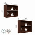 thumbnail image 6 of Bush Furniture Universal 2 Shelf Bookcase Set of 2, 6 of 7