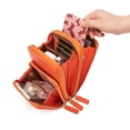 thumbnail image 3 of Lubelski Women Multi Pockets Zippers Mini Shoulder Bag Crossbody Phone Pouch Purse Wallet, 3 of 7