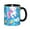 Black, variant on Cute Rainbow Unicorn Coffee Mug Fun Custom Ceramic Mugs 11oz Sky Blue