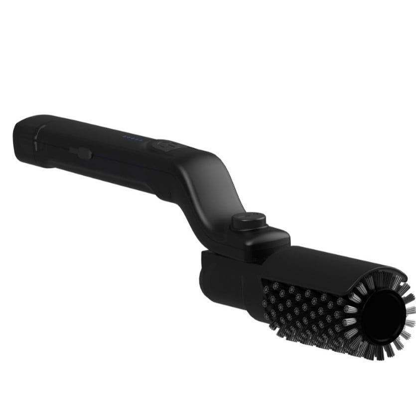 Cordless Electric Grill Brush Cleaner, Motorized Bbq Scrubber for Outdoor Grilling Cleaning, 7-Angle Adjustable Head with 3 Speeds