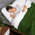 thumbnail image 2 of 100% Cotton Basket Weave Thermal Bed Blanket Breathable Super Soft Layering All Season Light Weight for Home Decoration, 2 of 5
