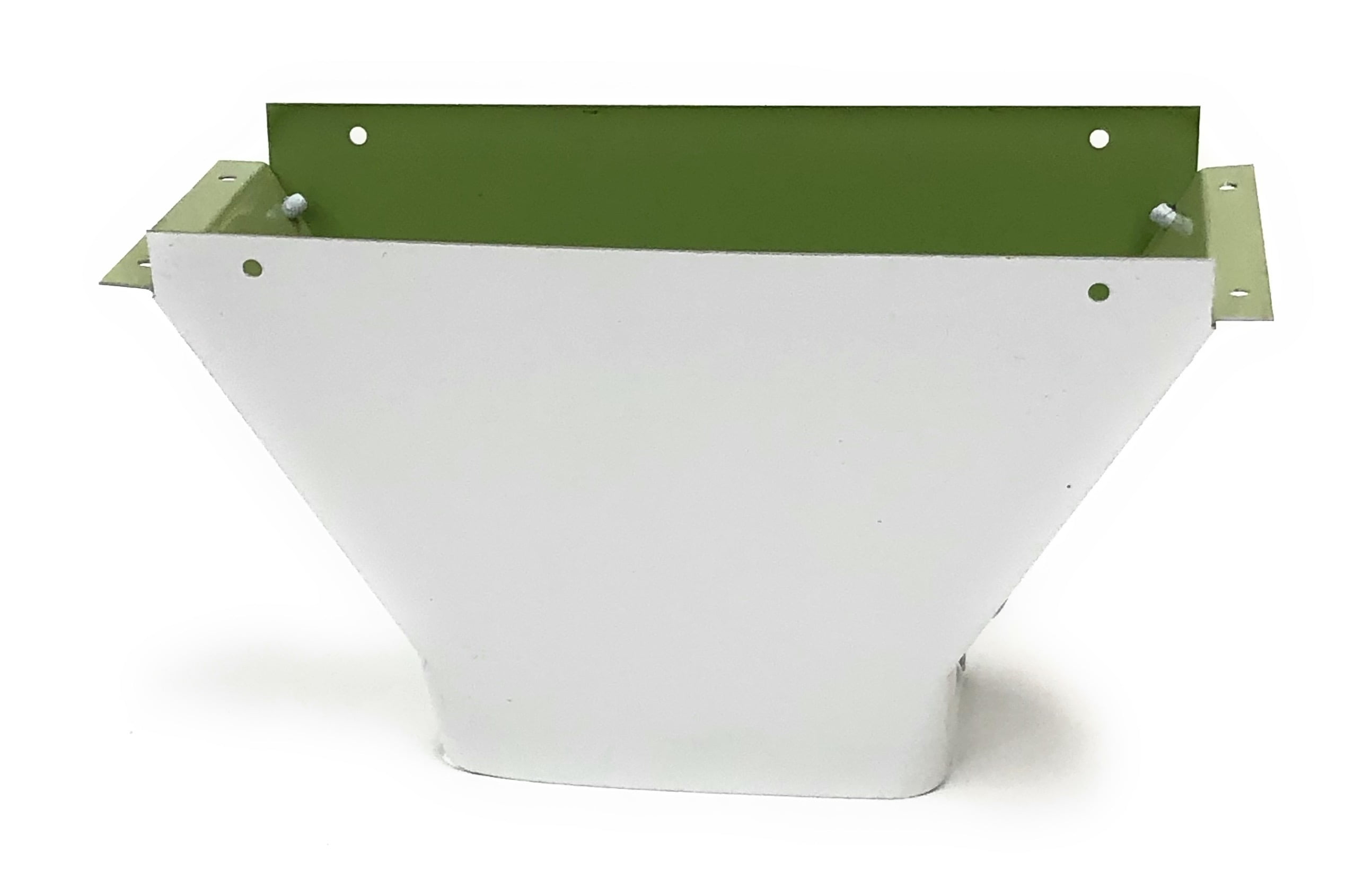 Maxx Flo Outlet - Oversized Downspout Outlet (6 inch, HIGH GLOSS WHITE)