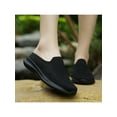 thumbnail image 3 of Mules Shoes for Women Slip on Sneakers Backless Walking Shoes Black# 5.5, 3 of 9