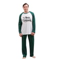 thumbnail image 2 of Odeerbi Matching Family Christmas Pajamas Sets Xmas Printed Warm Home Wear Set Parent-Child Jammies Two-piece Set Loungewear Sleepwear for Dad, 2 of 6
