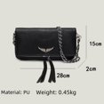 thumbnail image 3 of Con bolsa para polvo, bolso de mujer de gran capacidad, bolso de mano con cadena de moda, bolso de mensajero para viajeros, 3 of 4