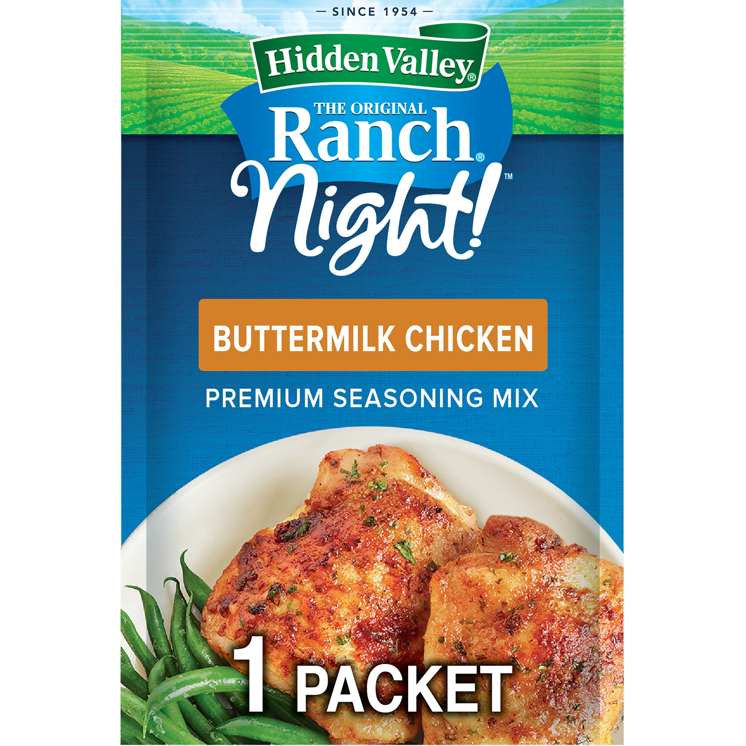Hidden Valley Ranch Night! Buttermilk Chicken Premium Seasoning Mix, 1 Packet