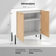 thumbnail image 3 of Giantex Buffet avec Rangement, Bahut de Cuisine, Petite Armoire d'Accent, 3 of 6