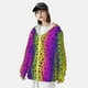thumbnail image 3 of Balery Animal Paw Rainbow Sudadera ligera de manga larga con capucha y protección solar UPF 50+ para hombre y mujer, ideal para pesca y running-Medium, 3 of 7
