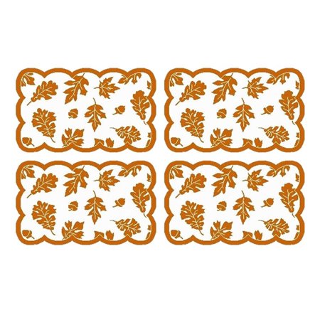 

BMForward Gold Maple Leaf Lace Table Flag Coffee Table Bar Tea Table Mat Lace Table Towel