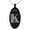 Black, variant on Stainless Steel Letter K Initial Metro Retro Monogram Engraved Small Oval Charm Pendant Necklace