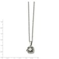 thumbnail image 4 of Stainless Steel Cable Necklace with Pendants Chain Chisel Polished and Antiqued Magnetic Prayer Box on a 18 inch 17 mm, 4 of 5