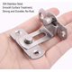 thumbnail image 4 of 4 piezas de pestillos de puerta de 90 grados para puerta corrediza con pernos de palanca de bloqueo de tornillo para puerta corrediza Muebles de baño Ventana, 4 of 5