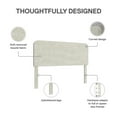 thumbnail image 6 of Better Homes & Gardens Juliet Full/Queen Boucle Headboard, Ivory, 6 of 12