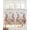 Off White, variant on Easter Bunny Sheer Curtains 84 Inch Length 2 Panels Set for Living Room/Bedroom, Colorful Eggs Spring Tulips Flower Vintage Kitchen Curtains Grommet Semi-Sheer Curtains Window Treatments 42"x84"x2