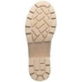 thumbnail image 4 of SUN STONE Womens Beige 1" Platform Lace-Up Lug Sole Padded Ruthee Round Toe Block Heel Zip-Up Booties 11 M, 4 of 4