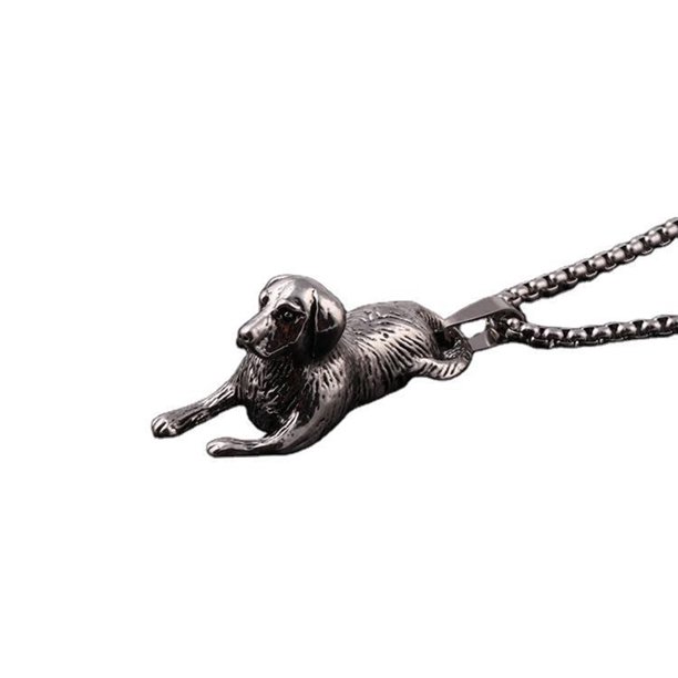 Collar Colgante de Aleación de Perro Mascota Vintage para Cadena Suéter