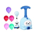 thumbnail image 3 of Lanzador de globos, coche de juguete, manual, bomba de globo, tallo, figura de astronauta con 6 Azul, 3 of 9