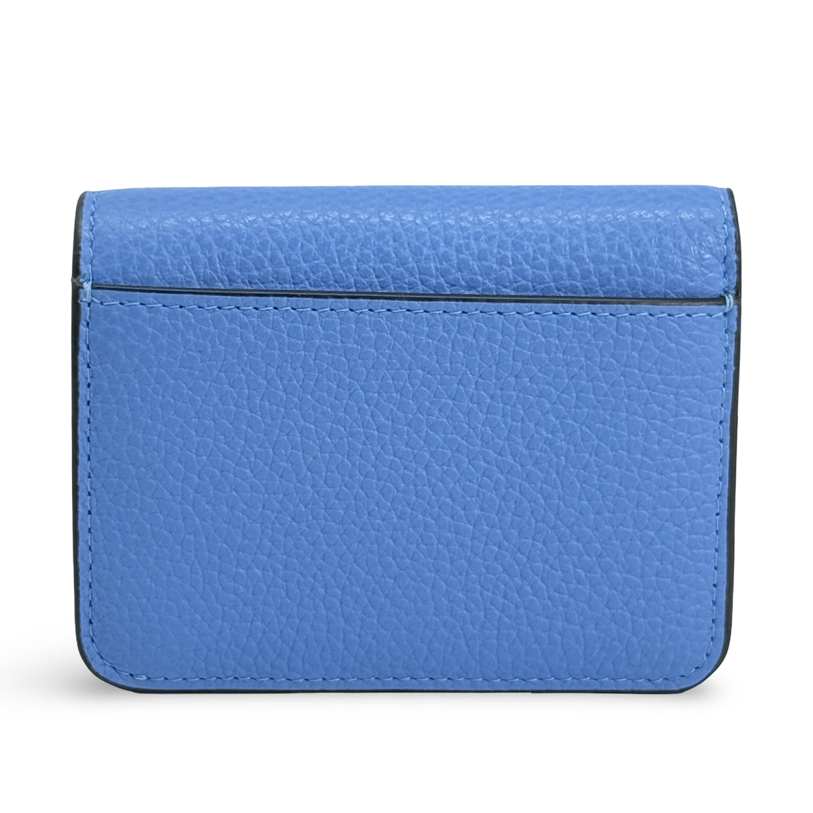Kate Spade New York Women's Lena Small Pebbled Leather Bifold Wallet (Blue)