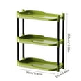 thumbnail image 3 of TNDBKQWR 3-Tiered Kitchen Storage Shelves Office Desk Shelf, Bathroom Storage Shelves Table Top Shelf, Shelf Bathroom Kitchen Counter Organizers, 3 of 6