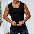 thumbnail image 2 of PEASKJP Tank Top Men Men's Tank Tops Quick Dry Workout Running Big Tank Beach Sleeveless Shirts forBodybuilding Gym Fitness Training (Black,3XL), 2 of 4