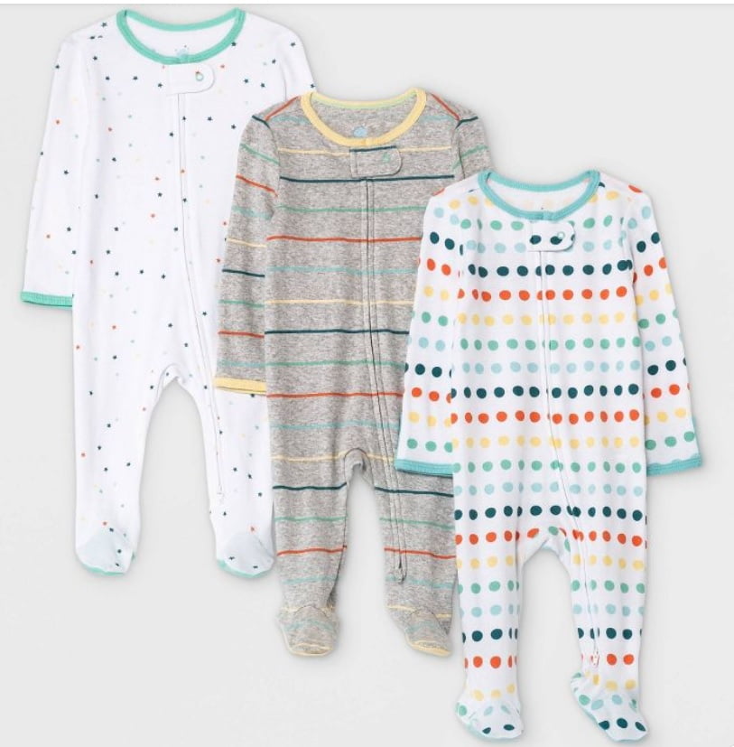 Cloud Island Baby 3 Pack Summer Bright's Sleep N' Play 36 Month