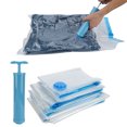 thumbnail image 1 of Vacuum Storage Bag, 6Pcs Cotton Transparent Vacuum Storage Bag Space Saver Bags For Home Travel, 1 of 8