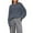 Gray, variant on Casual Crewneck Sweaters for Women Fall 2025 Lightweight Long Batwing Sleeve Pullover Sweaters Tops Knit Clothes Blue M