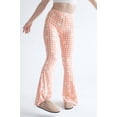 thumbnail image 2 of Ragstock Orange Daisy Gingham Bell Bottoms, 2 of 4