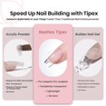 thumbnail image 4 of Ataúd corto Nail Tips Beetles Tipex Instant Apex, 192 unidades, 4 of 6