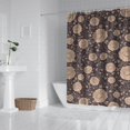 thumbnail image 2 of Pioneer Flower Floral Print Pattern Shower Curtain 84”x72", Bathroom Decorative Shower Curtain Set with 12 Hooks, Waterproof Washable, 2 of 6