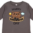 thumbnail image 4 of Inktastic Happy Groundhog Day Cute Boys or Girls Long Sleeve Toddler T-Shirt, 4 of 5