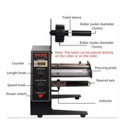 Auto Label Dispenser Device Label Dispenser Automatic Sticker Separating Machine Industrial Label Stripping Machine