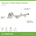 thumbnail image 4 of Symmons 583Tp Braston Wall Mounted Toilet Paper Holder - Black, 4 of 7